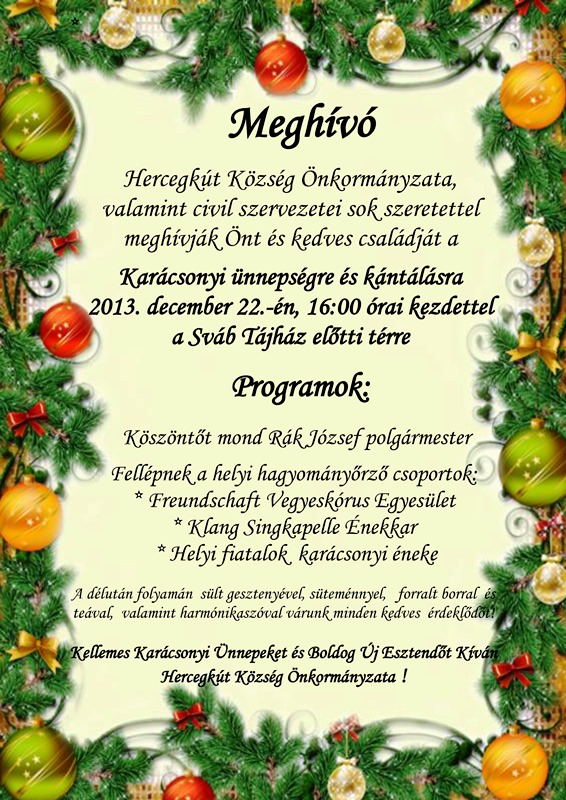 közös kántálás plakát